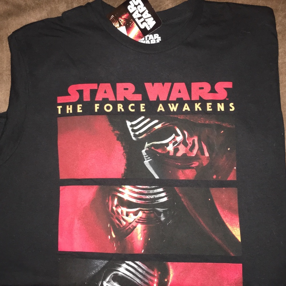 Star Wars NWT "The Force Awakens" Men's T-shirt Size L - Picture 3 of 6